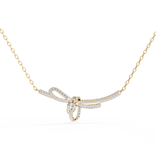 Round Cut Natural & Lab Grown  White Colorless Diamond Vintage Cluster Party Wear Anek Necklace Gift For anniversary - HIGHCARAT DIAMONDS