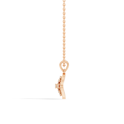 Classic Round  Shape Diamond Pendant with 14K Solid Gold Luxury Everyday Wear - HIGHCARAT DIAMONDS
