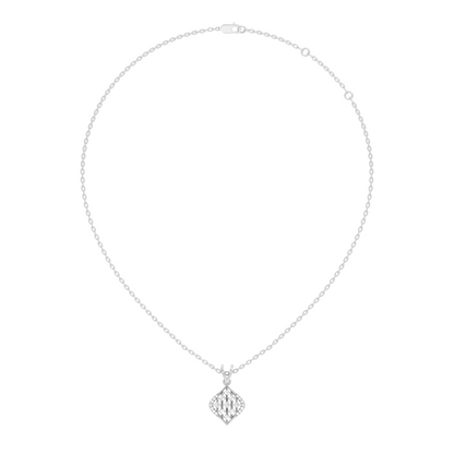 Classic Round  Shape Diamond Pendant with 14K Solid Gold Luxury Everyday Wear - HIGHCARAT DIAMONDS
