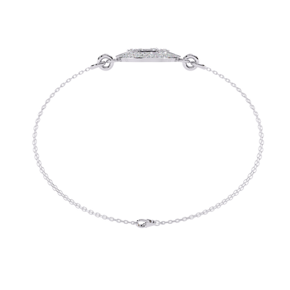 Round Cut Top Grade Diamond Unique 14k Solid Rose Gold Minimalist Handcrafted Cuff Bracelet For Women's - HIGHCARAT DIAMONDS