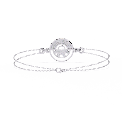Round Cut Top Grade Diamond Unique 14k Solid Rose Gold Minimalist Handcrafted Cuff Bracelet For Women's - HIGHCARAT DIAMONDS