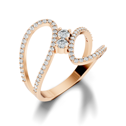 Round Cut Top Grade Lab Grown Diamond Antique Prong Set Handcrafted Vintage Party Wear Ring For Her - HIGHCARAT DIAMONDS