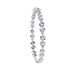 Round Cut Top Grade Lab Grown Diamond Bezel Set Unique Minimalist Bridesmaid Tennis Bracelet Gift For Her - HIGHCARAT DIAMONDS