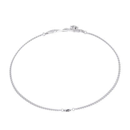Round Cut Top Grade Natural Diamond Stunning Minimalist Dainty Party Wear Bracelet For Her - HIGHCARAT DIAMONDS