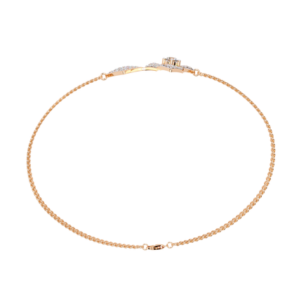 Round Cut Top Grade Natural Diamond Stunning Minimalist Dainty Party Wear Bracelet For Her - HIGHCARAT DIAMONDS