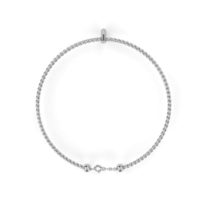 Round Cut White Colorless Diamond Unique Simple Solitaire Stackable Prong Set Every Day Tennis Bracelet For Her - HIGHCARAT DIAMONDS