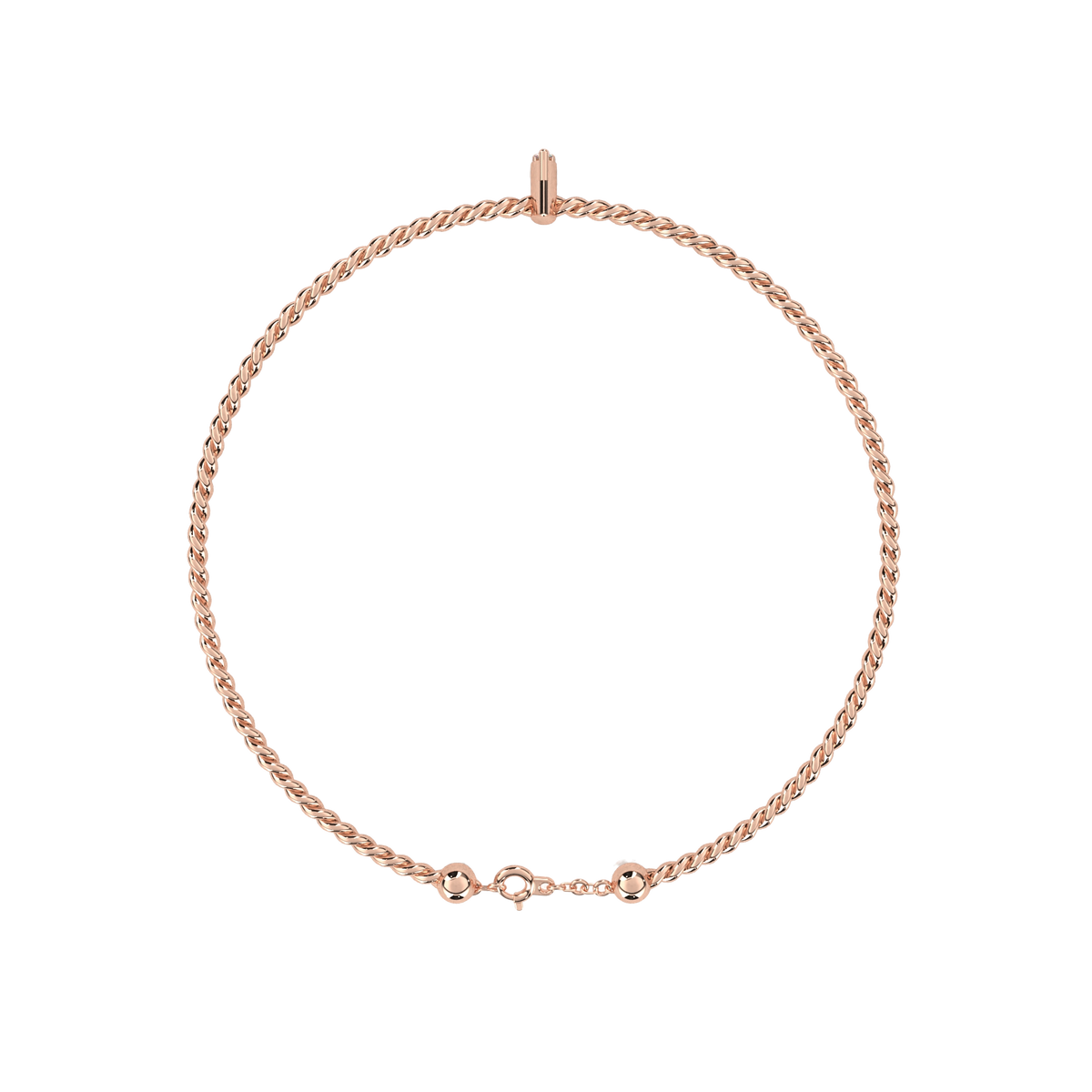 Round Cut White Colorless Diamond Unique Simple Solitaire Stackable Prong Set Every Day Tennis Bracelet For Her - HIGHCARAT DIAMONDS