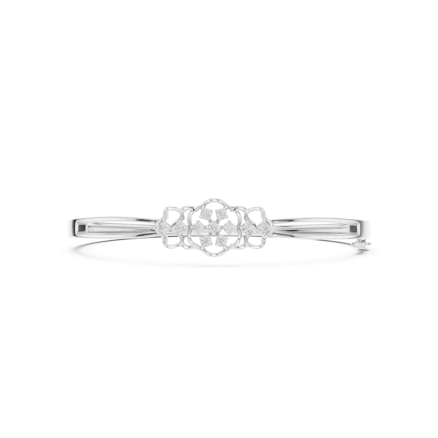 Round Cut White Colorless Lab Grown Diamond Excellent Bracelet For Her - HIGHCARAT DIAMONDS