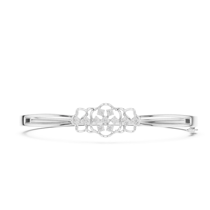 Round Cut White Colorless Lab Grown Diamond Excellent Bracelet For Her - HIGHCARAT DIAMONDS