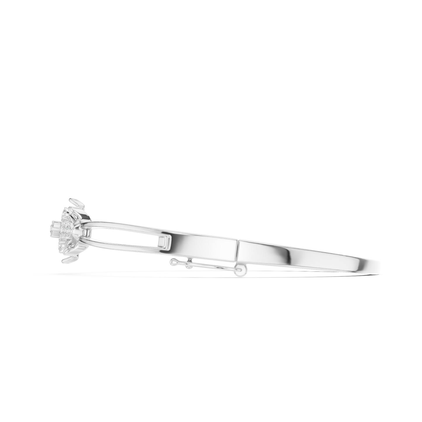 Round Cut White Colorless Lab Grown Diamond Excellent Bracelet For Her - HIGHCARAT DIAMONDS