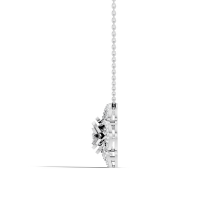 Round Shape 14k Solid Gold Natural-Lab Grown Diamond Elegance New Stlye Pendant For Women - HIGHCARAT DIAMONDS