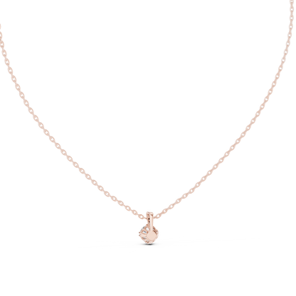 0.50 CT Round Cut labgrown Diamond Solitaire Pendant Elegant Jewelry For Her - HIGHCARAT DIAMONDS