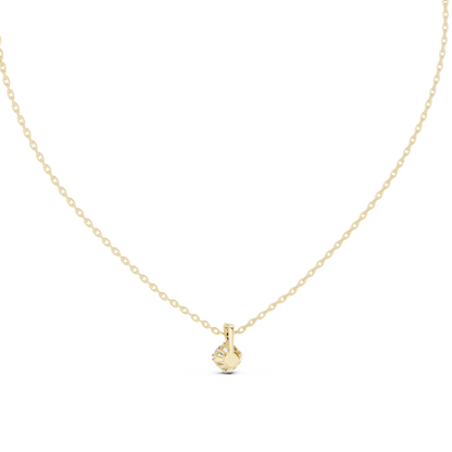 0.50 CT Round Cut labgrown Diamond Solitaire Pendant Elegant Jewelry For Her - HIGHCARAT DIAMONDS