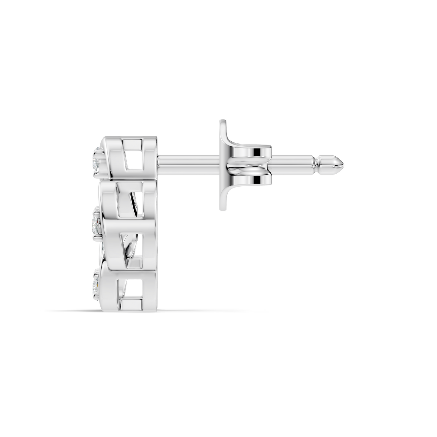 EEmerald Cut Lab Grown & Natural Daimond Unique Delicate Vintage Party Wear Earring For Her - HIGHCARAT DIAMONDS