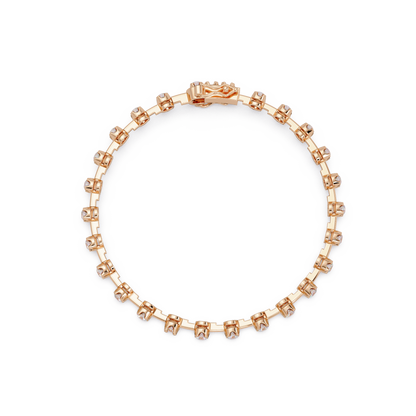Round Lab Grown Diamond Bezel Tennis Bracelet - HIGHCARAT DIAMONDS