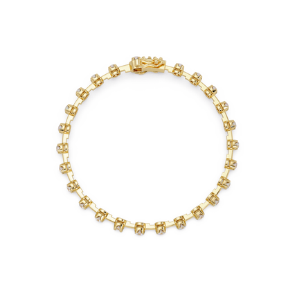 Round Lab Grown Diamond Bezel Tennis Bracelet - HIGHCARAT DIAMONDS