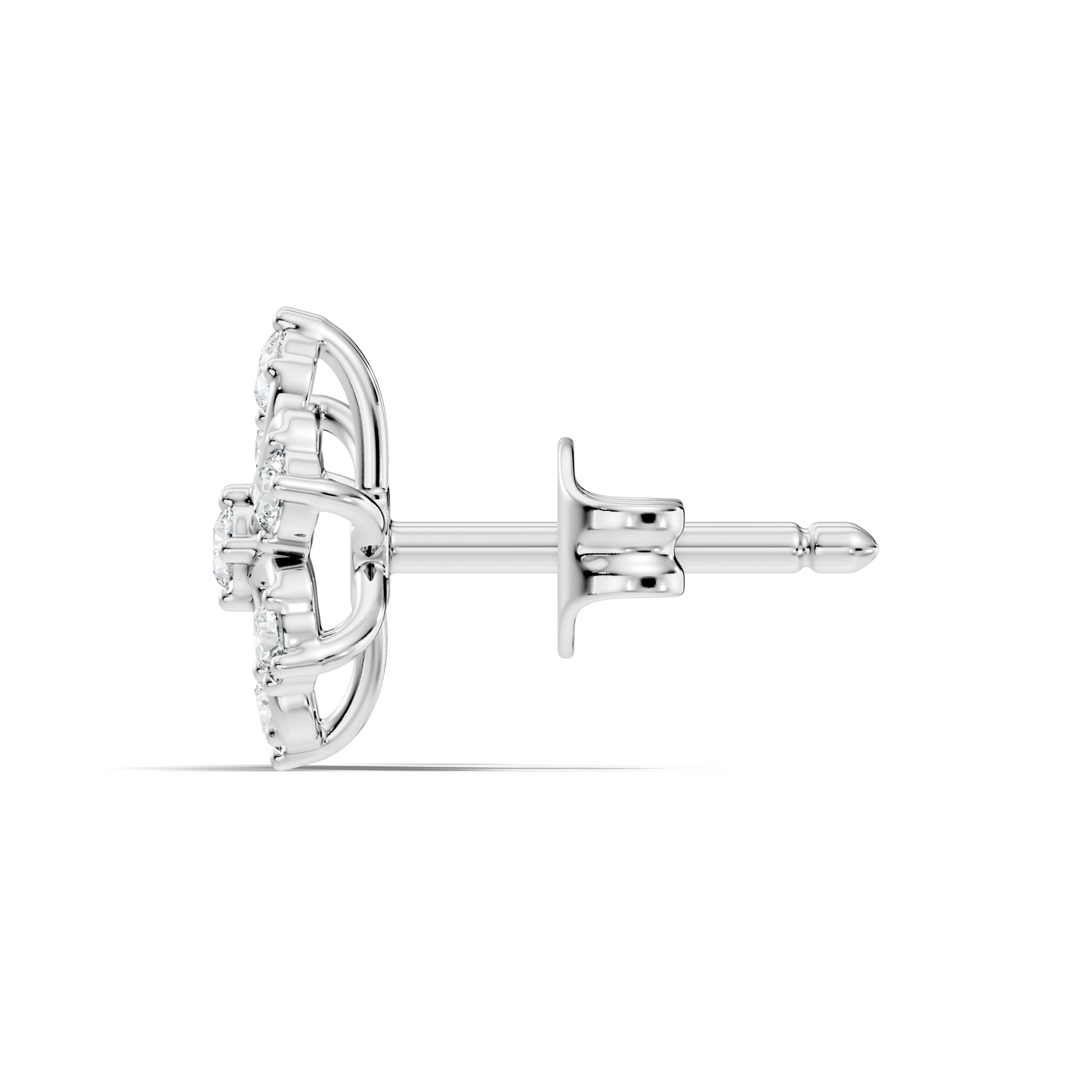 Round Shape Natural-Lab Grown Stunning Diamond Earrings For Her - HIGHCARAT DIAMONDS
