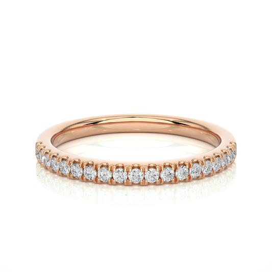 Full Eternity Wedding Band With Round Labgrown Diamonds Classic And Timeless Design - HIGHCARAT DIAMONDS