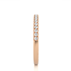 Full Eternity Wedding Band With Round Labgrown Diamonds Classic And Timeless Design - HIGHCARAT DIAMONDS