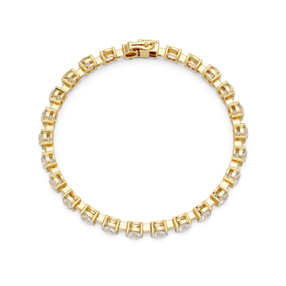 Round Lab Grown Diamond Tennis Bracelet - HIGHCARAT DIAMONDS