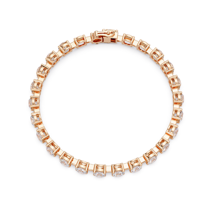 Round Lab Grown Diamond Tennis Bracelet - HIGHCARAT DIAMONDS