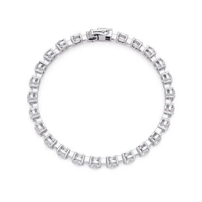 Round Lab Grown Diamond Tennis Bracelet - HIGHCARAT DIAMONDS