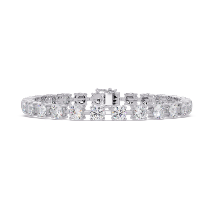Round Lab Grown Diamond Tennis Bracelet - HIGHCARAT DIAMONDS