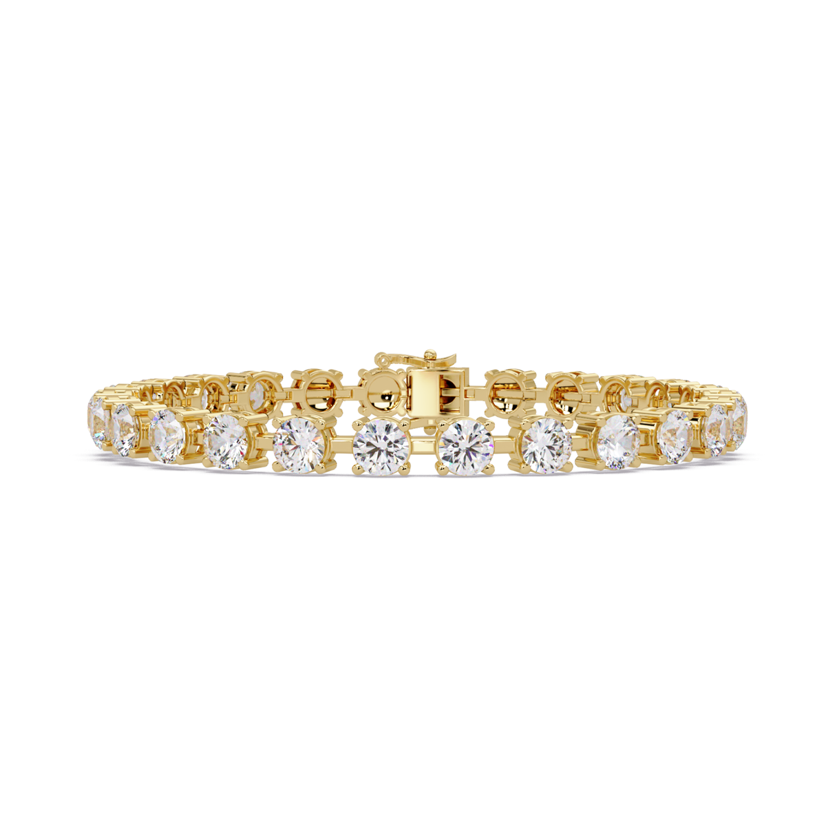 Round Lab Grown Diamond Tennis Bracelet - HIGHCARAT DIAMONDS
