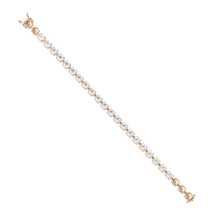 Round Lab Grown Diamond Tennis Bracelet - HIGHCARAT DIAMONDS