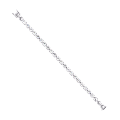 Round Lab Grown Diamond Tennis Bracelet - HIGHCARAT DIAMONDS