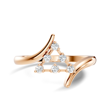 Vintage Round Cut White Colorless Diamond Elegant Art Deco Dainty Stunning Party Wear Ring For Her - HIGHCARAT DIAMONDS