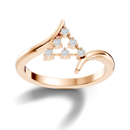 Vintage Round Cut White Colorless Diamond Elegant Art Deco Dainty Stunning Party Wear Ring For Her - HIGHCARAT DIAMONDS