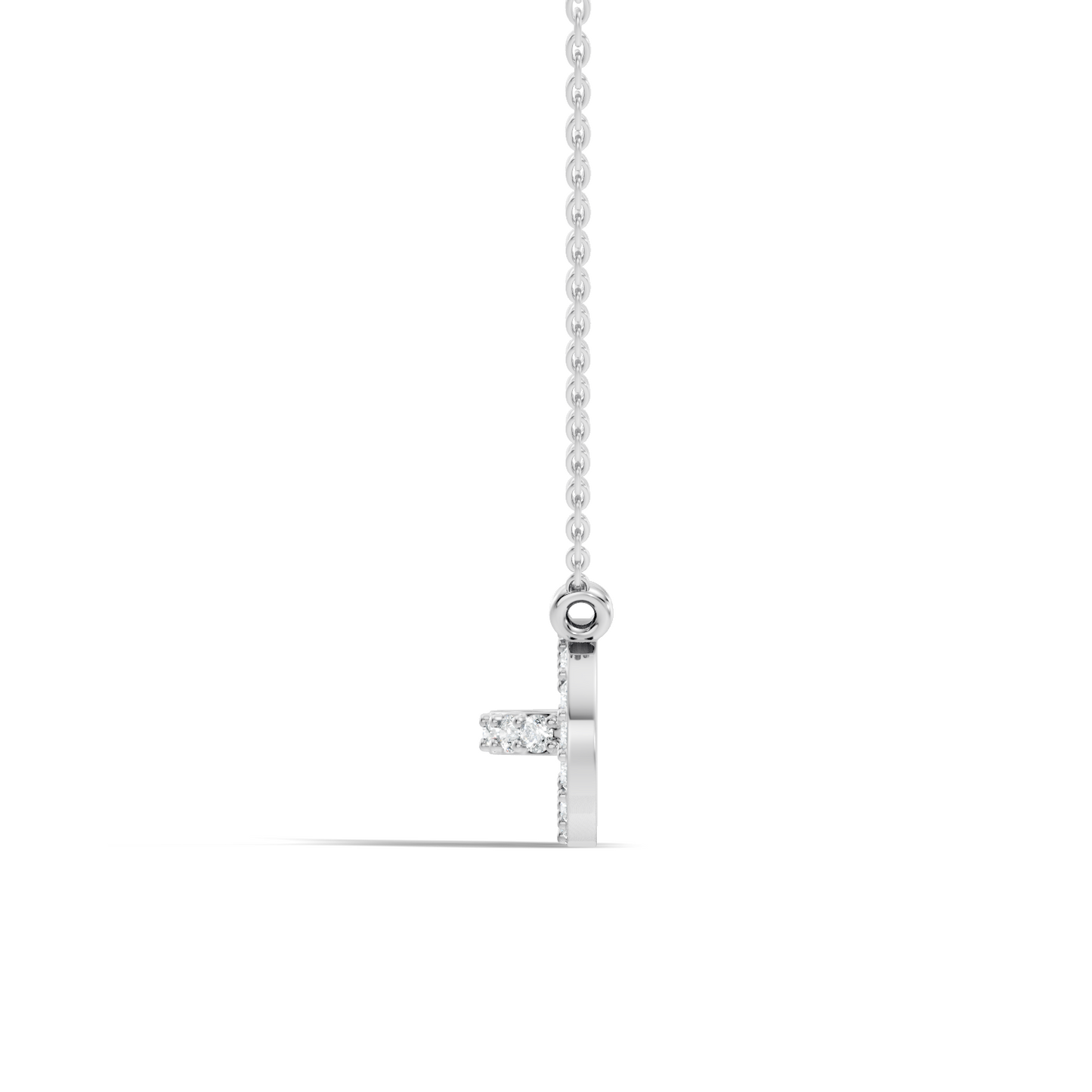 Elegant Interlocking Round Diamond Pendant in 14K Yellow Gold Stylish Jewelry - HIGHCARAT DIAMONDS