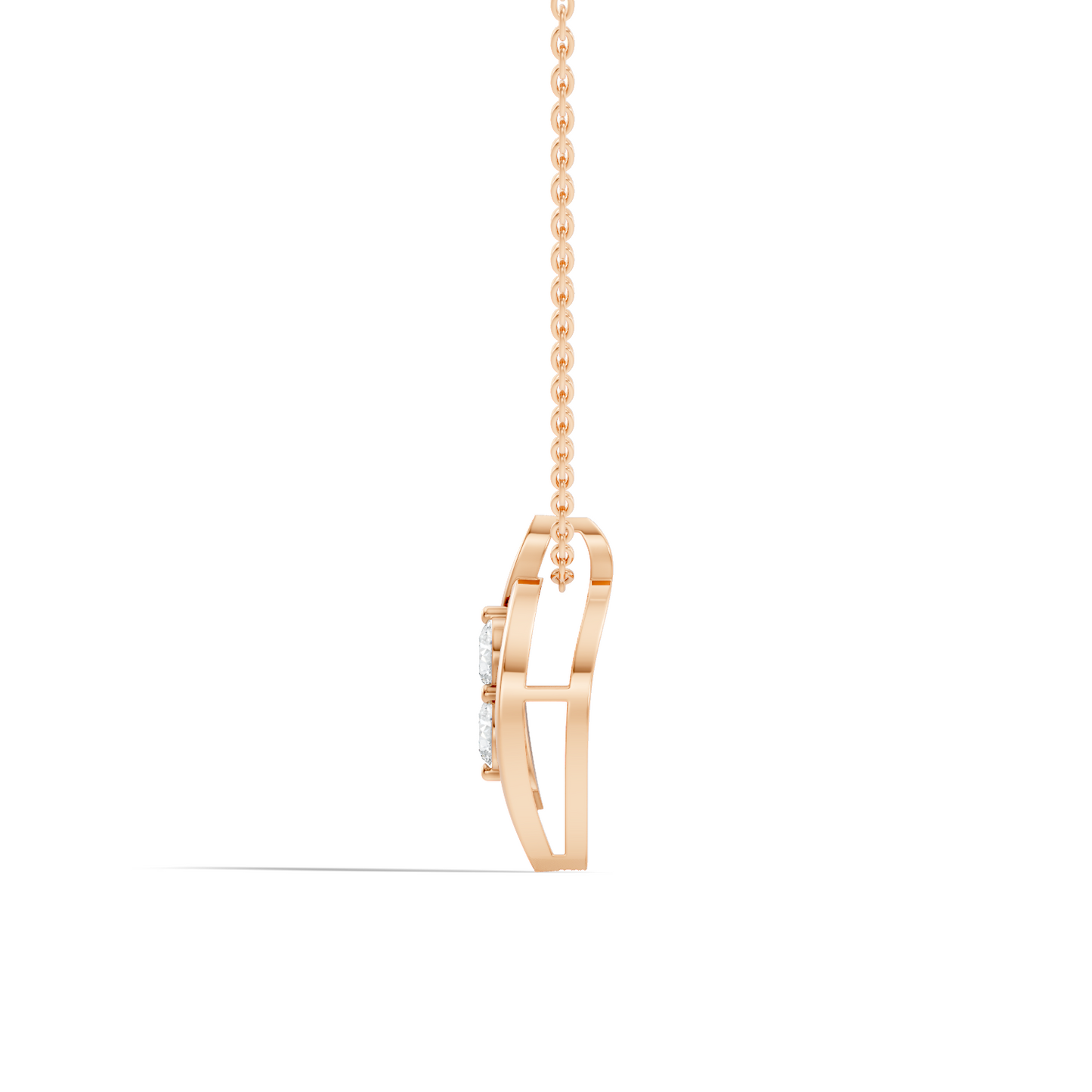 Stunning 0.60 Ct Round Lab-Grown Diamond Pendant in 14K Solid Gold for Her - HIGHCARAT DIAMONDS