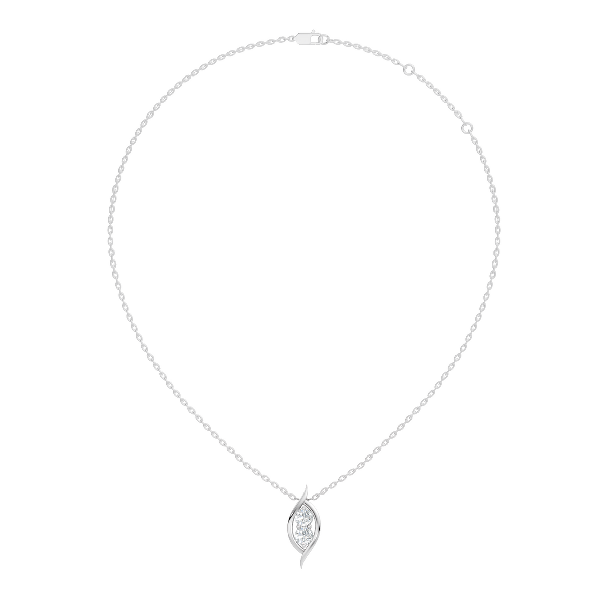 Stunning 0.60 Ct Round Lab-Grown Diamond Pendant in 14K Solid Gold for Her - HIGHCARAT DIAMONDS