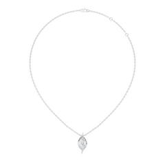 Stunning 0.60 Ct Round Lab-Grown Diamond Pendant in 14K Solid Gold for Her - HIGHCARAT DIAMONDS