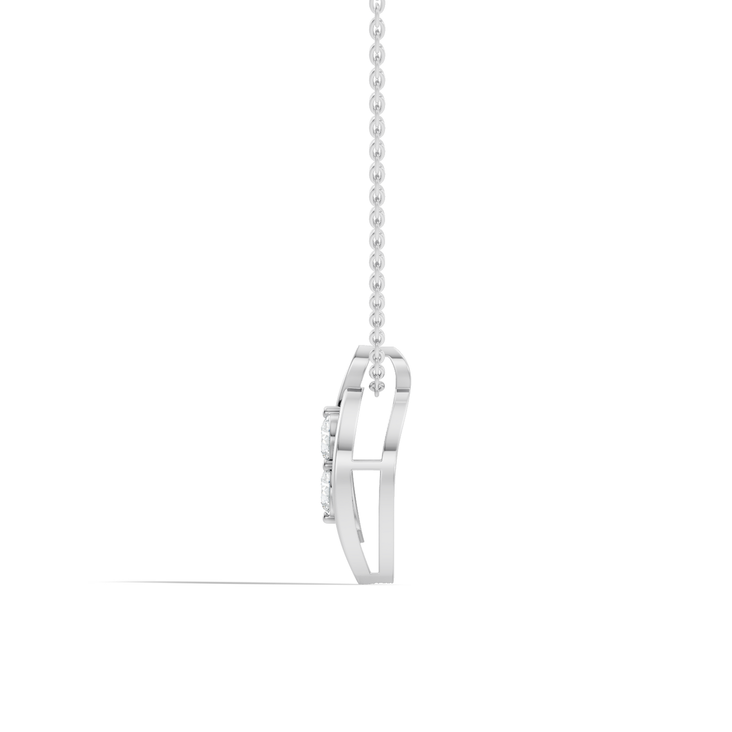 Stunning 0.60 Ct Round Lab-Grown Diamond Pendant in 14K Solid Gold for Her - HIGHCARAT DIAMONDS