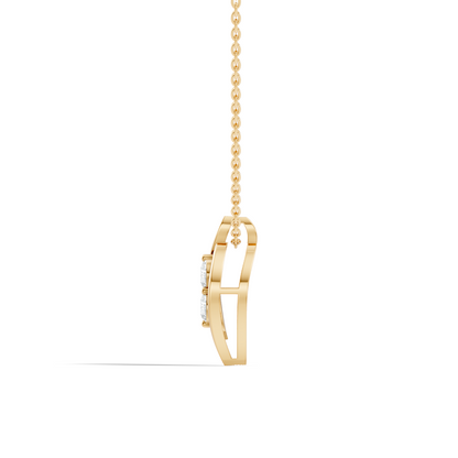 Stunning 0.60 Ct Round Lab-Grown Diamond Pendant in 14K Solid Gold for Her - HIGHCARAT DIAMONDS