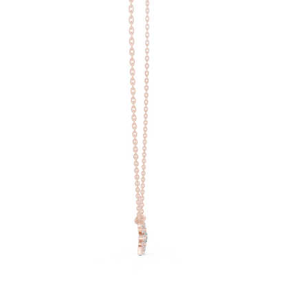 2.05 Cr Round Shape Lab Grown Sparkling Affordable 10k Solid Gold Diamond pendent For Her - HIGHCARAT DIAMONDS