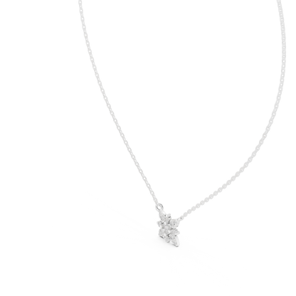 2.05 Cr Round Shape Lab Grown Sparkling Affordable 10k Solid Gold Diamond pendent For Her - HIGHCARAT DIAMONDS