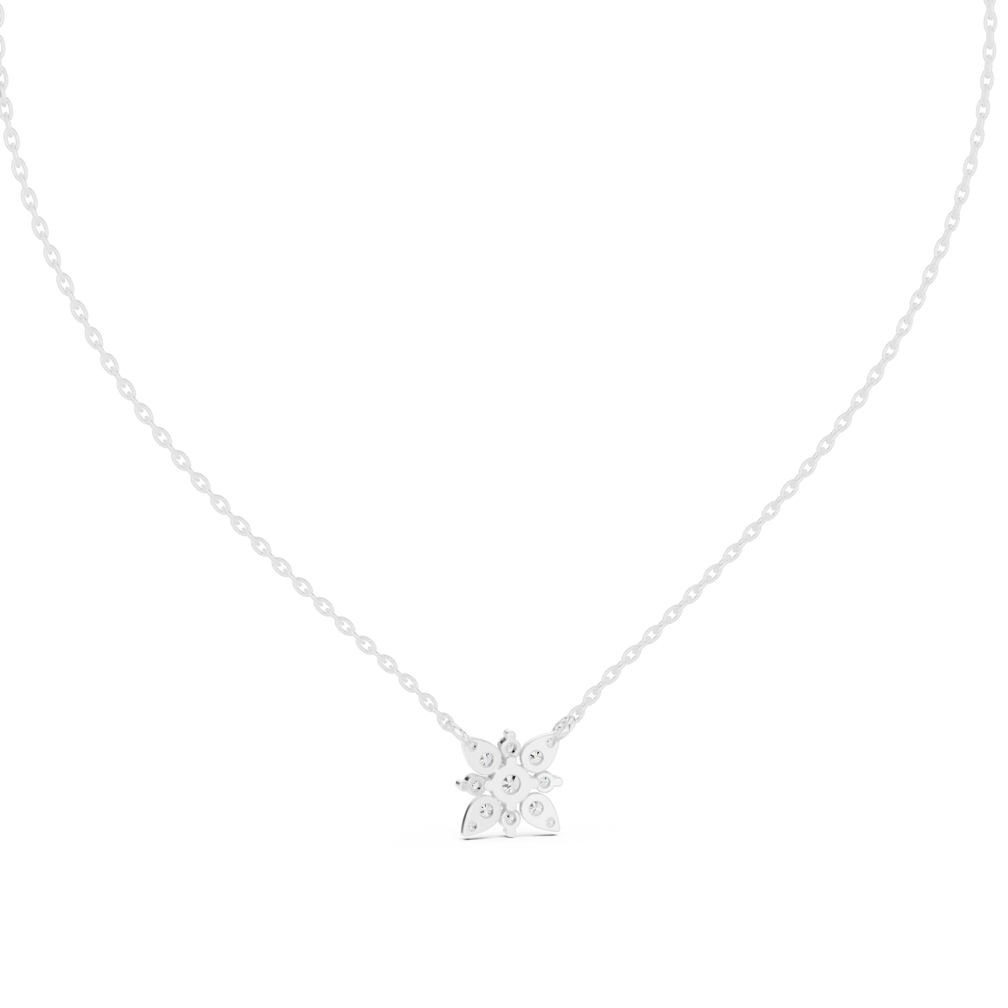 2.05 Cr Round Shape Lab Grown Sparkling Affordable 10k Solid Gold Diamond pendent For Her - HIGHCARAT DIAMONDS