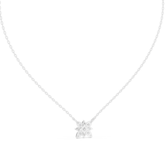 2.05 Cr Round Shape Lab Grown Sparkling Affordable 10k Solid Gold Diamond pendent For Her - HIGHCARAT DIAMONDS