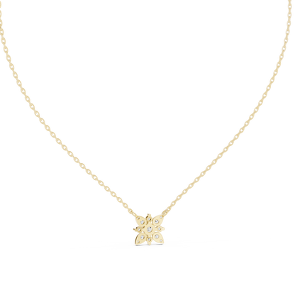 2.05 Cr Round Shape Lab Grown Sparkling Affordable 10k Solid Gold Diamond pendent For Her - HIGHCARAT DIAMONDS