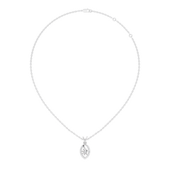 14K Solid Gold Round Cut Diamond Pendant Eco-Friendly Charm for Her - HIGHCARAT DIAMONDS