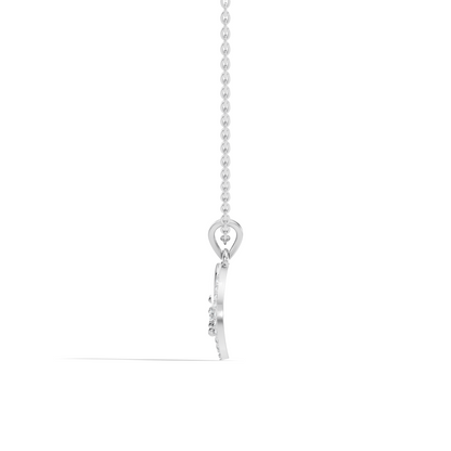 14K Solid Gold Round Cut Diamond Pendant Eco-Friendly Charm for Her - HIGHCARAT DIAMONDS
