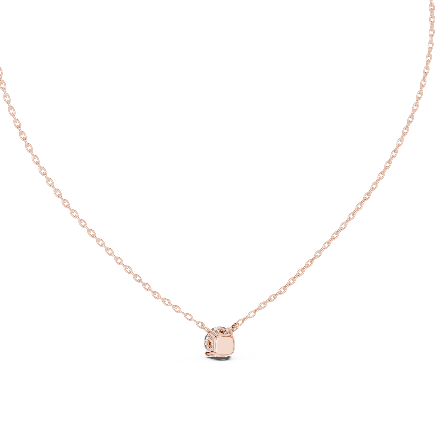 Stunning 10k Solid Yellow Gold Round Shape 0.85 Ct Lab Grown Diamond Pendant For Her - HIGHCARAT DIAMONDS
