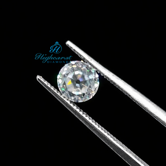Old European Cut Round Lab Grown Diamond Classic Antique Loose Stone for Rings & Pendants - HIGHCARAT DIAMONDS