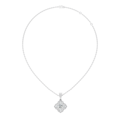 1.72 Ct Stunning Round-Oval Shape Lab Grown Diamond Sparkling Diamond Pendant For Her - HIGHCARAT DIAMONDS