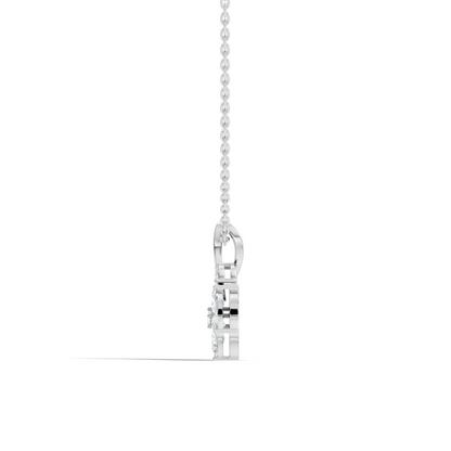 1.24 CT Lab Grown Marquise/Pear Diamond Pendant Floral Inspired Jewelry In 14K Solid Gold - HIGHCARAT DIAMONDS