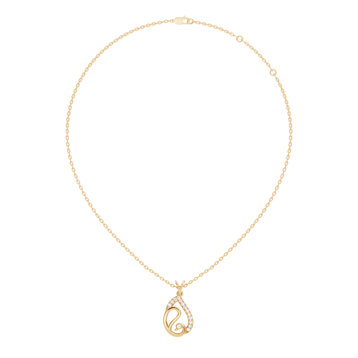 Classical Vintage Round Pendant Natural & Lab Diamonds Affordable Jewelry For Her - HIGHCARAT DIAMONDS